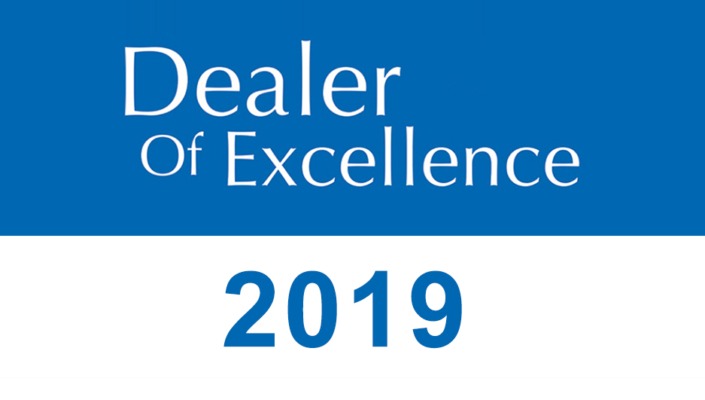 Dealer of excellence award in the year 2019, OH