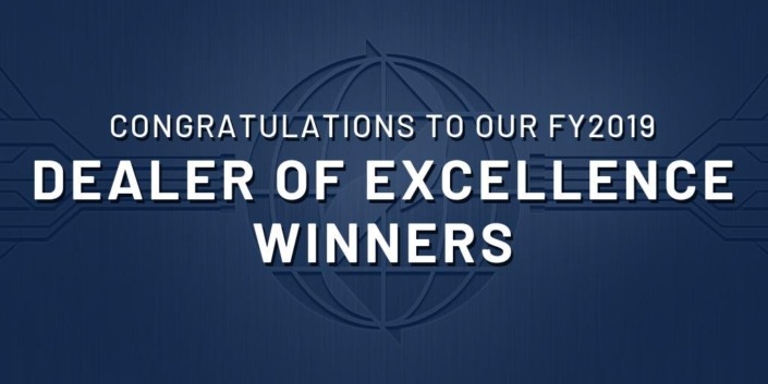 Dealer of Excellence Winners infographic from Miami Industrial Trucks Inc