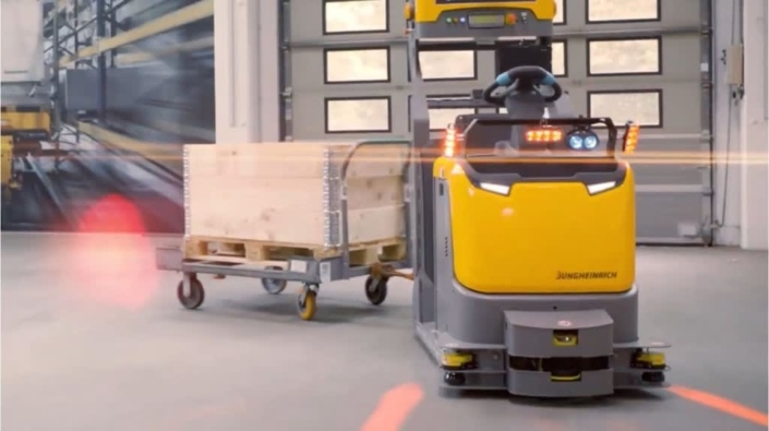 The image of Automated Guided Vehicles - Auto Hitch-Unhitch.