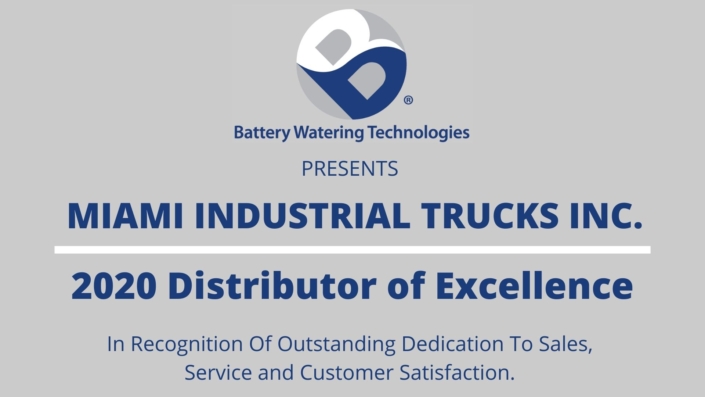 Miami Industrial Trucks distributor excellence.