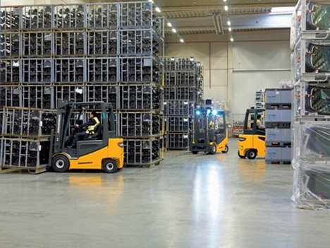 Making the Change from Internal Combustion to Electric Forklifts by Miami Industrial Trucks